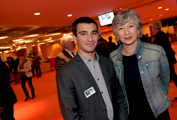 1. Yann Cucherat, adjoint aux sports et Florence Verney-Carron, vice-présidente de la Région Auvergne Rhône-Alpes