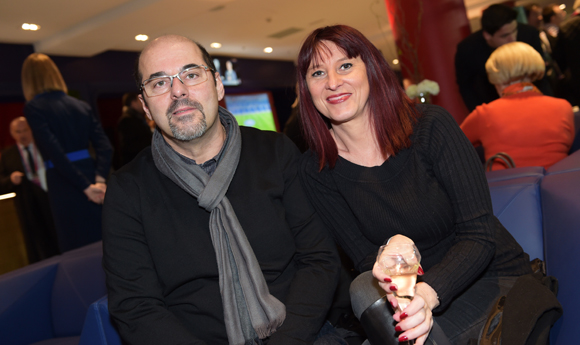 13. Yves Berenguer (Orange) et Delphine Bourdiau (Shop Coiffure)