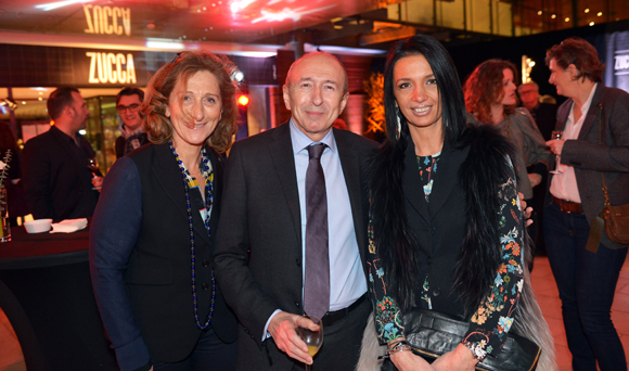 15. Brigitte Honegger (BH2G), Gérard Collomb, sénateur-maire de Lyon et Karine Fontaine (Floriot immobilier prestige)
