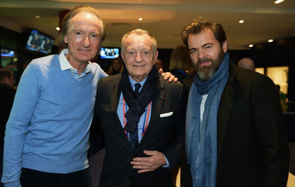 18. Jacques Mottard (Sword), Jean-Michel Aulas, président de l’OL et l’acteur Clovis Cornillac