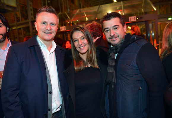19. Franck Chapon, directeur des UGC Lyon, Karine Turcas (KT Prod) et Sylvain Larose (Selcius)