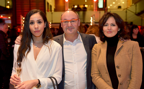 21. Houria Naji (De Neuville Chocolatier), Gérard Angel (Les Potins d’Angèle) et Sonia Philippot (Jeïto Bijoux)