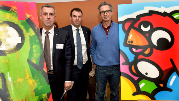 22. Eric Langelier, François Lecreff (Lexus) et le comédien Thierry Lhermitte