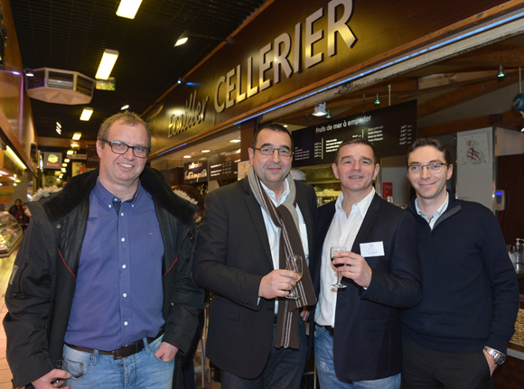 27. Guillaume Souy (Siemens), Jean-Léon Faure (Faure Collecte d’huile), Bertrand Bourgeron (Agence Tous Risques) et Thierry Rousson (Cap Office)