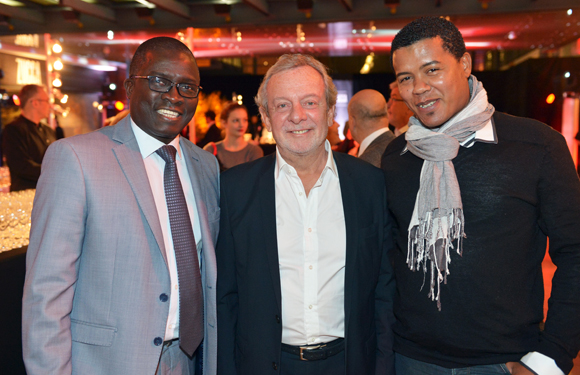 3. Laye Diop (Marriott Hôtel), Jean-Claude Lavorel (Lavorel Hôtels) et Jean-Alexandre Ouaratta, chef étoilé du Château de Bagnols