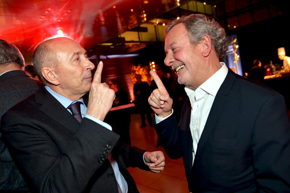 31. Gérard Collomb, sénateur-maire de Lyon et Jean-Claude Lavorel (LH)