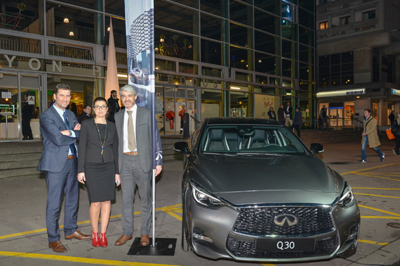 3. Vincent Cartry-Salé, Laure Baralle et Alexandre Blein (Infiniti)  