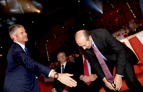 3. Laurent Wauquier, président du Conseil Régional Auvergne Rhône-Alpes et Gérard Collomb, sénateur maire de Lyon