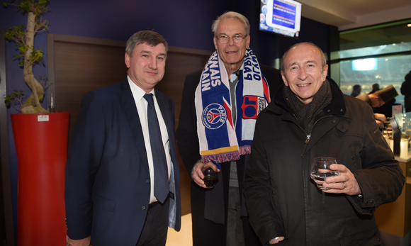 32. Christophe Guilloteau, président du Département du Rhône, Michel Noir et Gérard Collomb, sénateur-maire de Lyon