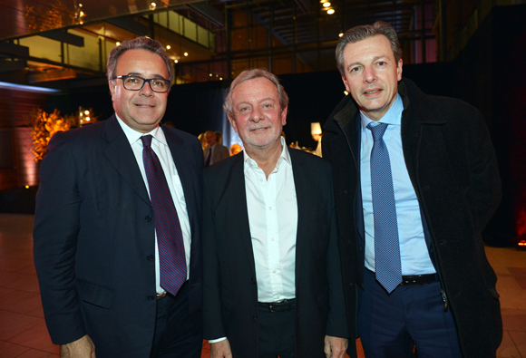 32. Denis Broliquier, maire du 2ème, Jean-Claude Lavorel (LH) et Pascal Blache, maire du 6ème