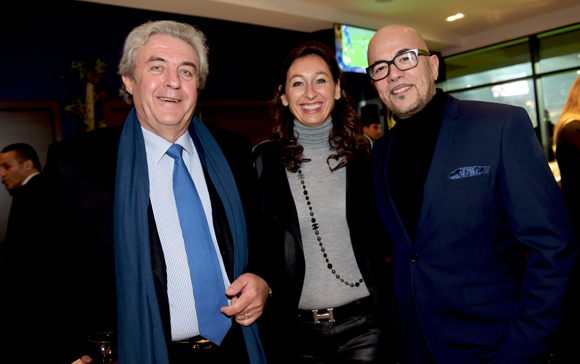 33. Maitre Richard Brumm, adjoint aux finances, Nathalie Echinard et Pascal Obispo