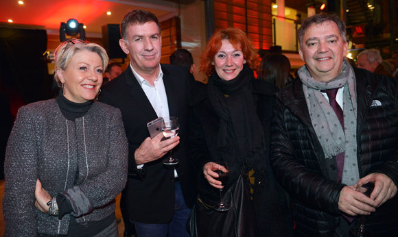 36. Nathalie Pradines (Comadequat), Nicolas Winckler (Lyon People), Laurence Masson (GL Events) et Guy Mathiolon, président de Serfim