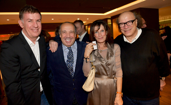 42. Nicolas Winckler (Lyon People), le couturier Max Chaoul, Victor Bosch (Le Radiant) et son épouse Dominique