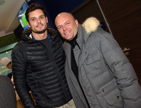 49. Florent Manaudou, champion du monde de natation et Sébastien Leguillou (Moreteau)