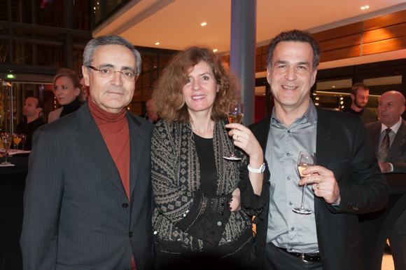 66. Alain Azauaou (CEO), Pierre-Jean Liotta (Emirates) et son épouse.