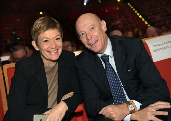 7. Sylvie Caudrillier, directrice régionale Air France et Philippe Bernand, président du directoire Aéroports de Lyon