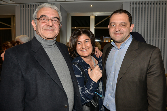 8. Jean-Jacques Osmandjian et son fils Jean-Charles (Nissan) entourent Valérie Akialian (AVI Immobilier)