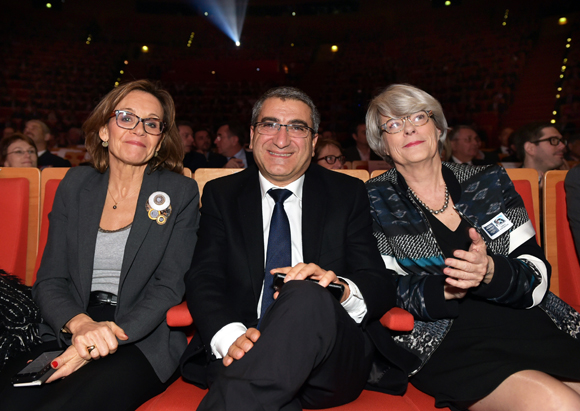 9. Laurence Eymieu (SNCF), Christian Missirian (EDF) et Marie-Claude Foucré (Orange)