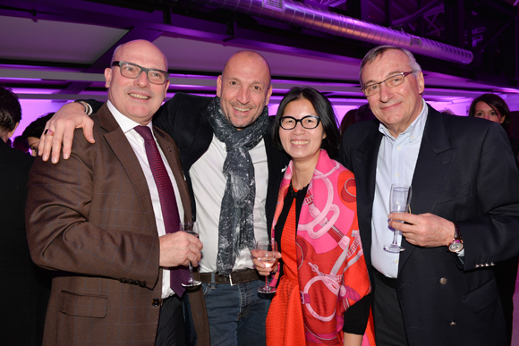 93. Didier Caudard-Breille (DCB International), Jérome Emsallem (expert-comptable), Alain Bochet et son épouse Catherine (Anahome)