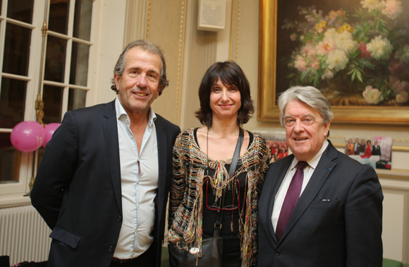 14. Alain Bouhy (Marathon du Beaujolais), Nathalie Roux, kinésithérapeute et Joël Lainé (ASO, Comité directeur du Marathon de Paris)