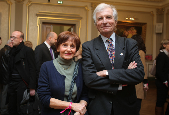 5. Jeanine Chambat et le docteur Marc Istier (Ligue contre le Cancer-Comité du Rhône)