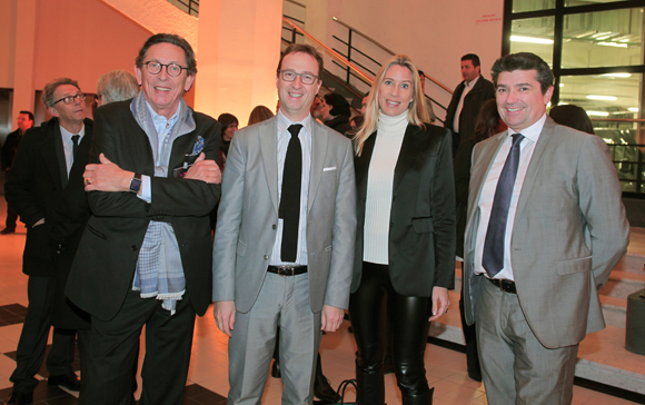 1. Jean-Pierre Gagneux (6ème Sens), Philippe Nobis (Citroën Peugeot), Aline Germain (DS) et Philippe Menguy, directeur régional DS