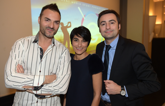 1. Christian d'Aubarède (Tonic Radio), Estelle Verney-Carron (Média Sport Promotion) et Charles Le Roy (Domaine le Lyon Vert)