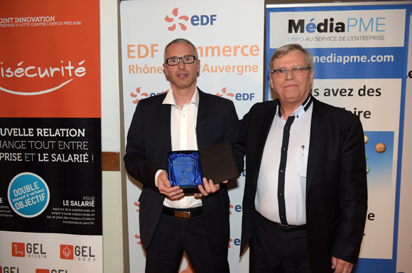 10. Laurent Lecoeur (L’Appart), lauréat catégorie Entreprenariat et Patrick Blais, président du CEE9