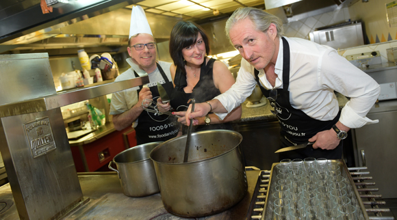 1. Les 3 chefs de la soirée, Pierre-Yves Gas, Séverine Eberhardt et Pascal Auclair