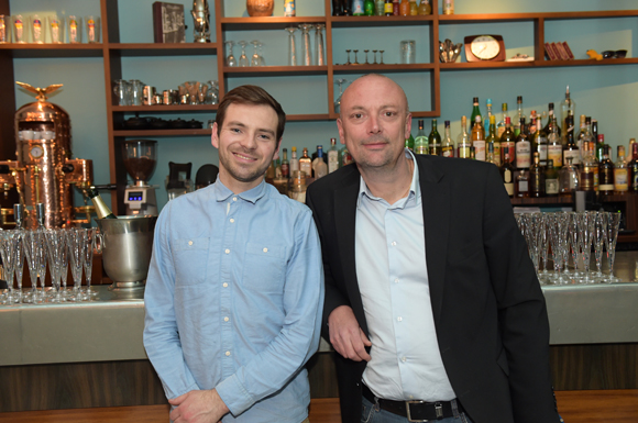 1. Armand Gueyraud (Café Charmant) et Jean-François Savoye (Lyon People Global)