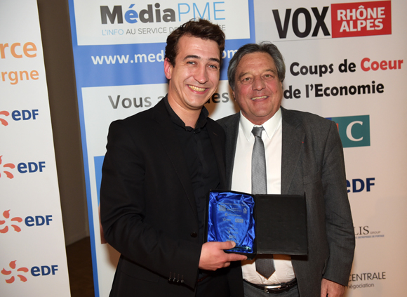 16. Guillaume Eyraud (ERM), lauréat catégorie Reprise d’Entreprise et François Turcas, président de la CGPME