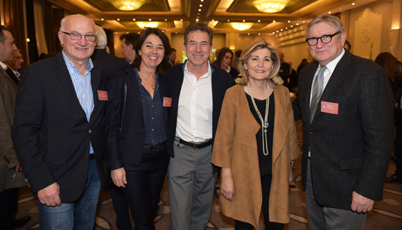 41. Michel Glenat (Transports Cottard Glenat Chimie), Vinciane Neyret (Le petit Monde), Jean-Claude Pietrocola (Média Sport Promotion), Chantal Partouche (Domaine le Lyon Vert) et Pr. Pierre Chatelain (Le Petit Monde) 