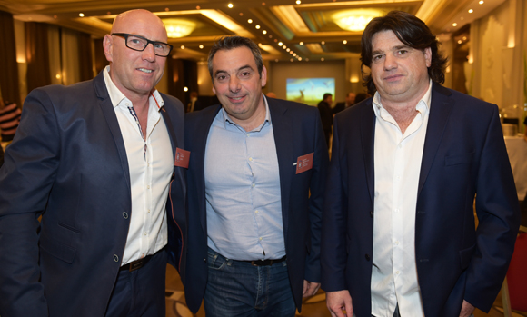 5. Gilles Darlet (AL&CO), Laurent Pietrocola (Média Sport Promotion) et Christophe Reigt (AL&CO) 