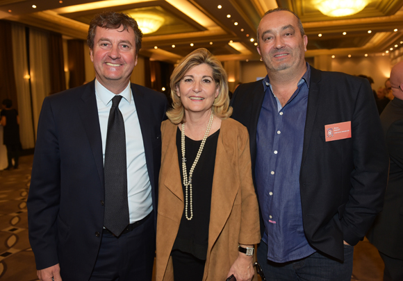 6. Hervé Bal (Editions HB), Chantal Partouche (Domaine le Lyon Vert) et Pierre Nallet (AnaHome Immobilier)