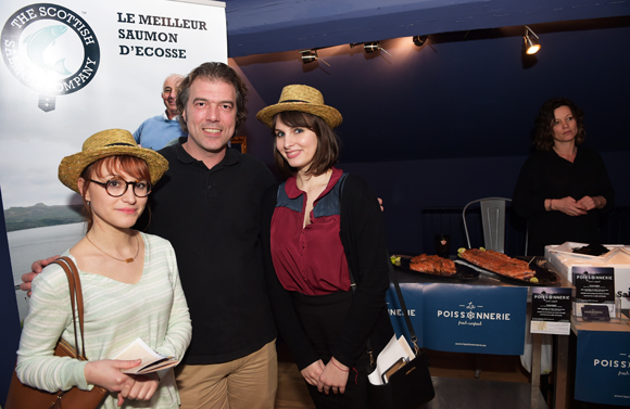 7. Stéphanie Bourlion (Louise Grenadine), Frédéric Chevallet (La poissonnerie de Chaponost) et Marie Erkel (Picamour)