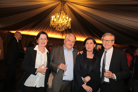 12. Véronique et Reymond De Labastie (Alveolkastic), Marie-Christine Herrbach et Hugues Pouzet, consul d’Estonie