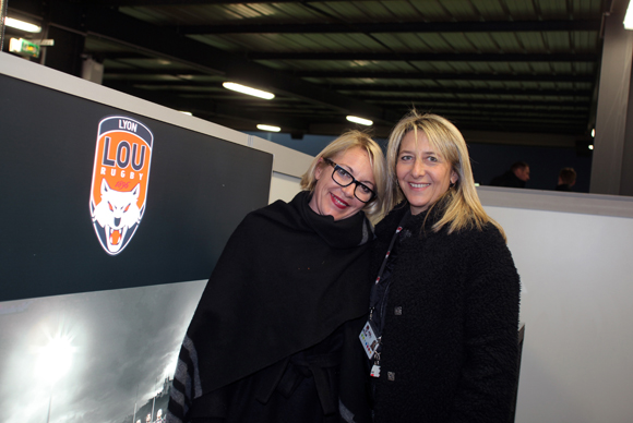 18. Laurence Fautra, maire de Décines et Catherine Arbaud (LOU Rugby) 