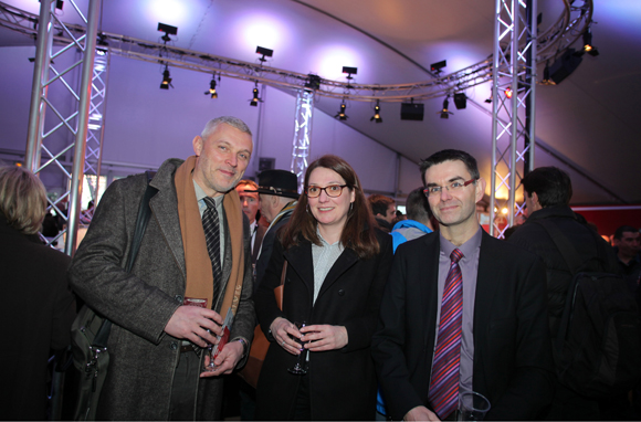 2. Michel Chassagneux, principal du collège Charcot, Patricia Baumann, proviseur adjointe du lycée Hector Guimard et Jérôme Frey, proviseur du lycée Tony-Garnier à Bron 