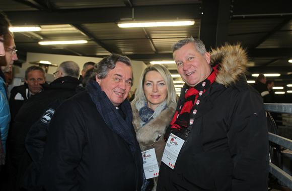 24. Olivier Ginon, président de GL Events, Corinne Paris et Christophe Gerbaud (Assurances Paris Gerbaud) 