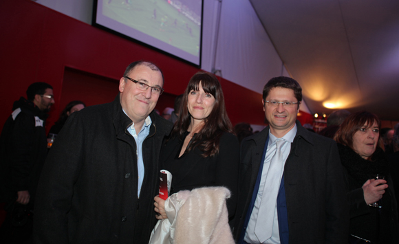 4. Yves Michelin (Crédit Agricole), son épouse Patricia et Bertrand Ladous (Crédit Agricole) 