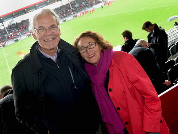 12. Michel Noir, ancien maire de Lyon et son épouse Danielle