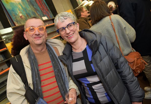 15. Pierre-Erick Guignarda (Bijouterie Valentin) et Brigitte Paschini (LM Habitat)