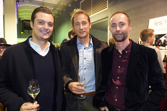 17. Edouard Maincourt (Vin 2 Cœur), Benoit Tillet (Benoit Tillet Design) et Denis Poirier