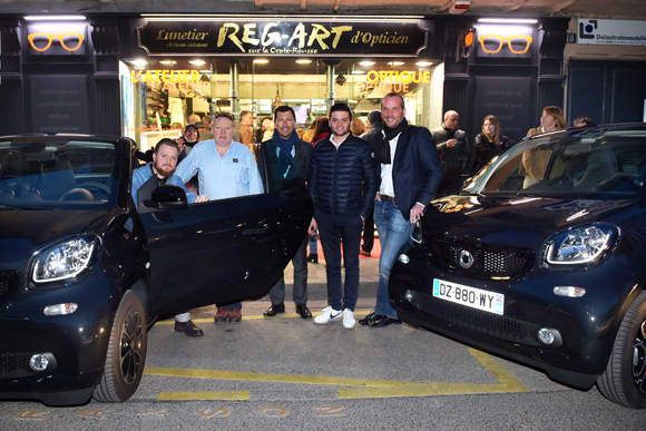 2. Florentin Robert, son père Marcel (Reg-Art), Laurent Bernardeau, Honorin Pecoult et Pierre–Antoine Fredon (smart)