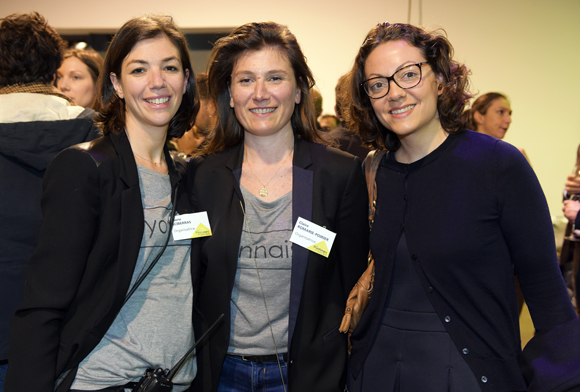 28. Marie Sciberras, Claire Romarie-Poirier (ID D’Art) et Aude Eyraud (Lagardère)