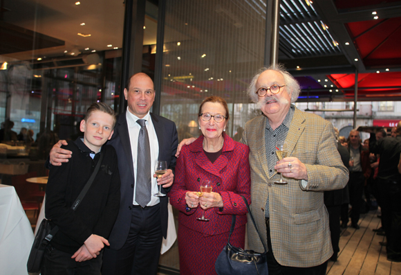 30. Victor Bessard, Stéphane Namsi (Crédit Mutuel), Nicole et Jean-Pierre Bessard, président fondateur du Crédit Mutuel Lyautey