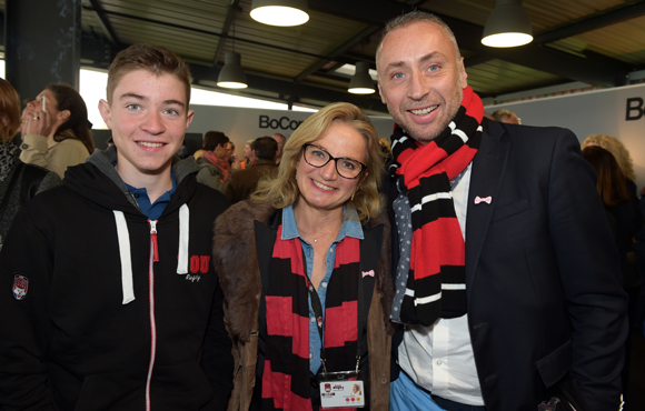 36. Louis Montané, Valérie Fetais (LOU Rugby) et Marc Montané (Maurer Tempé)