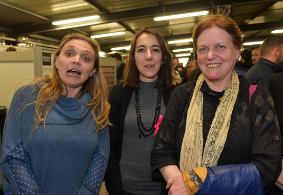 40. Hélène Thiebaud, Céline Colin (Brailly) et Sylvette Lelievre (Bacon Communication)