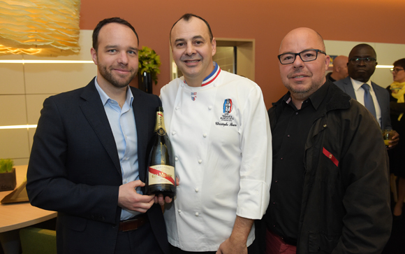 5. Jean-François Rivierre (Champagne Mumm Cordon Rouge), Christophe Roure (9ème Art)  et Jean Burdy (Champagne Mumm Cordon Rouge)