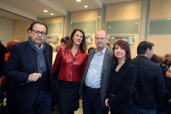 6. Philippe Vorbuger, vice-président du Crédit Mutuel Lyautey, Béatrice Bessard, docteur vétérinaire, Maître Thierry Jullien, notaire et Isabelle Maréchal (Dyomedea)